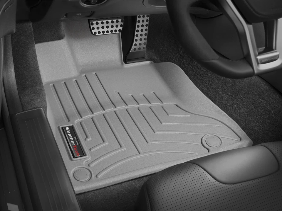 WeatherTech FloorLiner for 2016-2019 Mercedes AMG SL 63 - 1st Row, Grey - Image 2 of 4