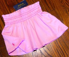 POLO RALPH LAUREN AUTHENTIC GIRLS BRAND NEW ORIGINAL JERSEY SKIRT Size 4, NWT