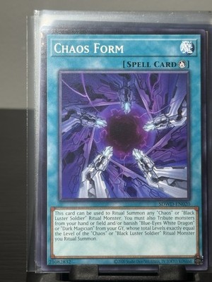 Chaos Form (Unlimited Misprint) SDWD-EN020 Structure Deck: Blue-Eyes White...