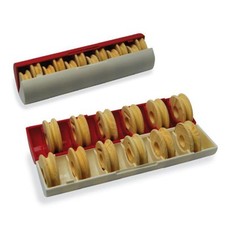 PORTA LENZE TERMINALI FINALI PESCA ROTONDO CON 12 DISCHETTI