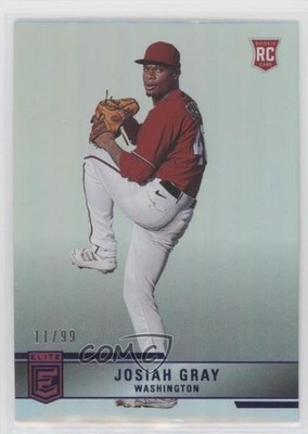 2022 Panini Chronicles Elite Blue /99 Josiah Gray #5 Rookie RC he4