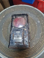 motorist hand Lamp Forster Equipment clear & Red Lenses  croxton whetstone