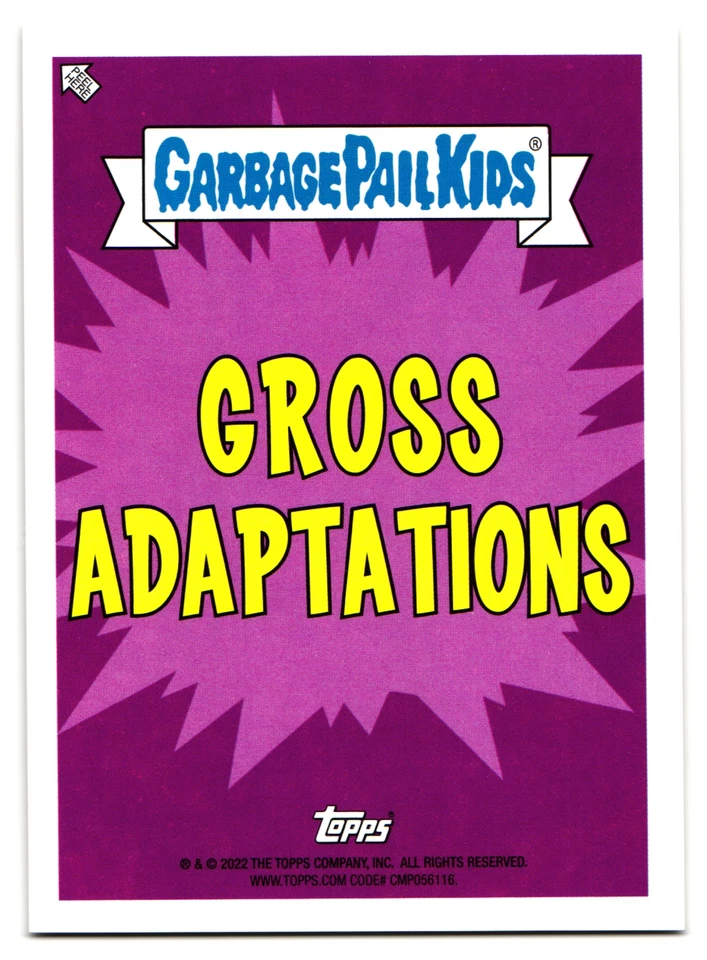 BF Geno GPK 2022 Garbage Pail Kids Gross Adaptations - Exact Card Shown - Image 2 of 2