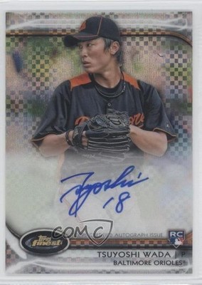 2012 Topps Finest Rookies X-Fractor 11/299 Tsuyoshi Wada #AR-TW Auto RC 1b0
