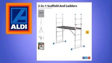 SCAFFOLD MULTI WAY LADDER SYSTEM ALDI MIDDLE AISLE BNIB