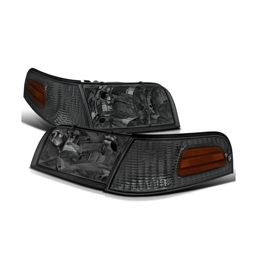 Carpartsinnovate Clear Headlights Pair For Ford Crown Victoria 1998-2011
