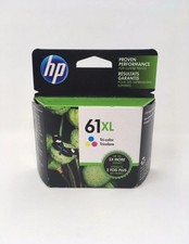 Genuine HP 61XL High Yield Tri-Color Ink Cartridge 2026 New Sealed