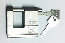 Lucchetto Disco Alta Sicurezza In Acciaio Cementato Errebi-Lok2000 BLK25