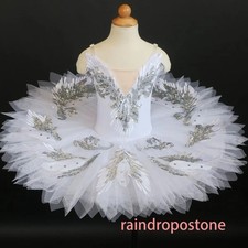 Professional Ballet Adult Kids White Swan Lake Ballet Costume Party Dance Dress