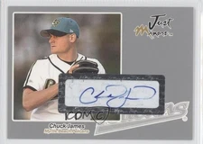 2005 Just Minors Silver 14/100 Chuck James #32 Rookie Auto RC 0m8