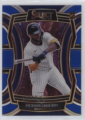 2024 Panini Select Phenomenon Blue Prizm 37/49 Jackson Chourio Rookie RC 16wc