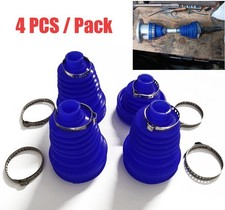 Kit universal de eje de transmisión de arranque de junta de CV cubierta antipolvo de velocidad constante para automóvil (4 piezas)