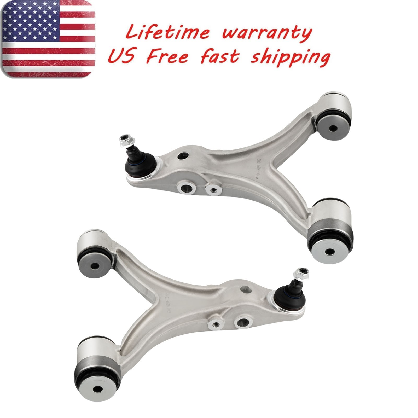 2pc Front Lower Control Arms For Maserati Quattroporte GranTurismo M139 2007-13