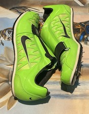 Nike Zoom LJ 4 Long Jump Track Field Spikes Green Mens Size 9.5