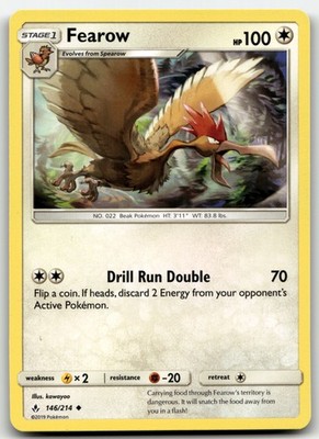 Fearow Unbroken Bonds 146/214