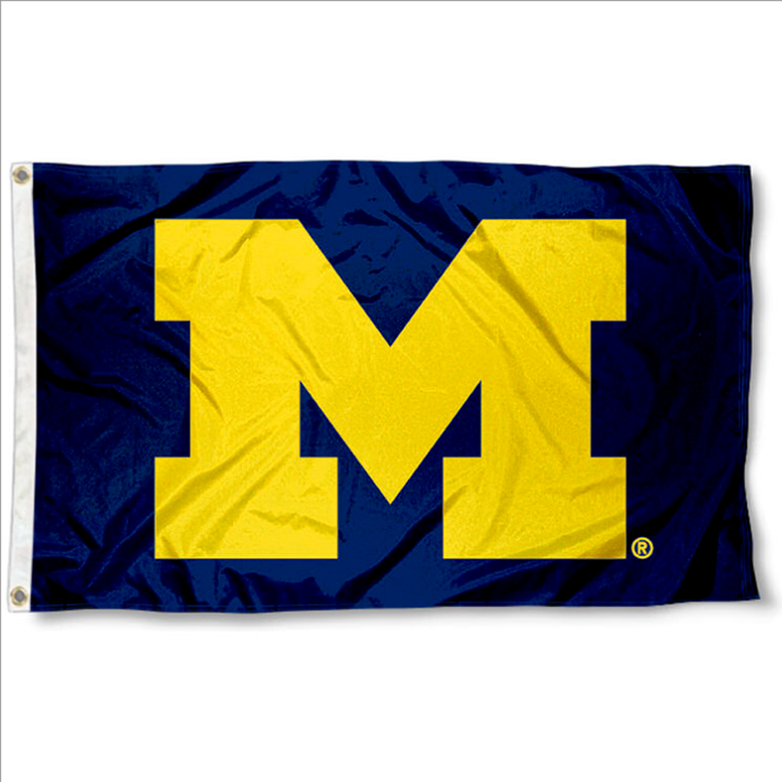 Michigan Wolverines Big M 3' X 5' Flag Banner, Large College Flag