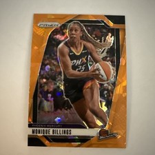 2024 Panini Prizm Monique Billings WNBA Orange Cracked Ice Prizm #120 Mercury