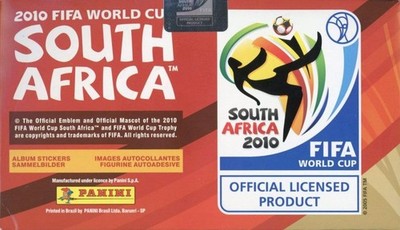 2010 Panini World Cup MASSIVE Factory Sealed 100 Pack Sticker Box-500 STICKERS!