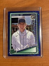 2025 Panini Donruss - Optic Rated Prospects Owen Hall #130 Blue Velocity Prizm
