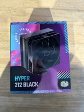 Cooler Master Hyper 212 Black CPU Air Cooler, SickleFlow 120 Edge Fan, Aluminum