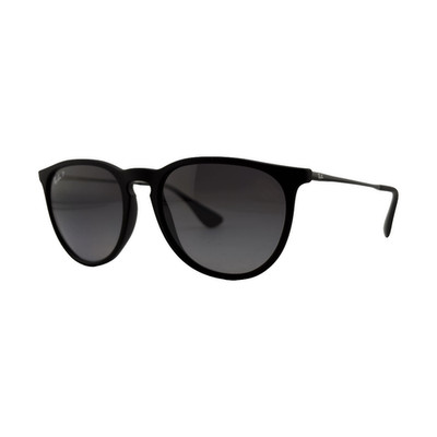 Ray-Ban RB4171 ERIKA Rubber Matte Black Sunglasses 54mm 18mm 145mm