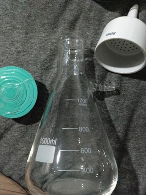 Buchner Funnel Filtering Kit, Vacuum Filter Flask Set with 1000ml Filter Bott...