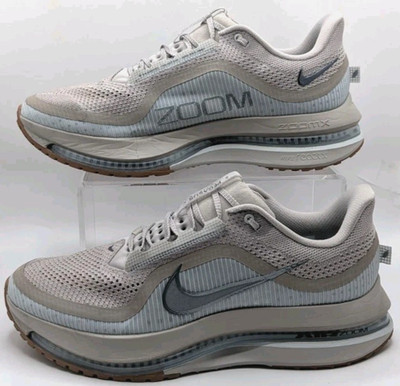 Nike Air Zoom Pegasus Premium College Grey Brown Men's Running Shoes Size 11.5