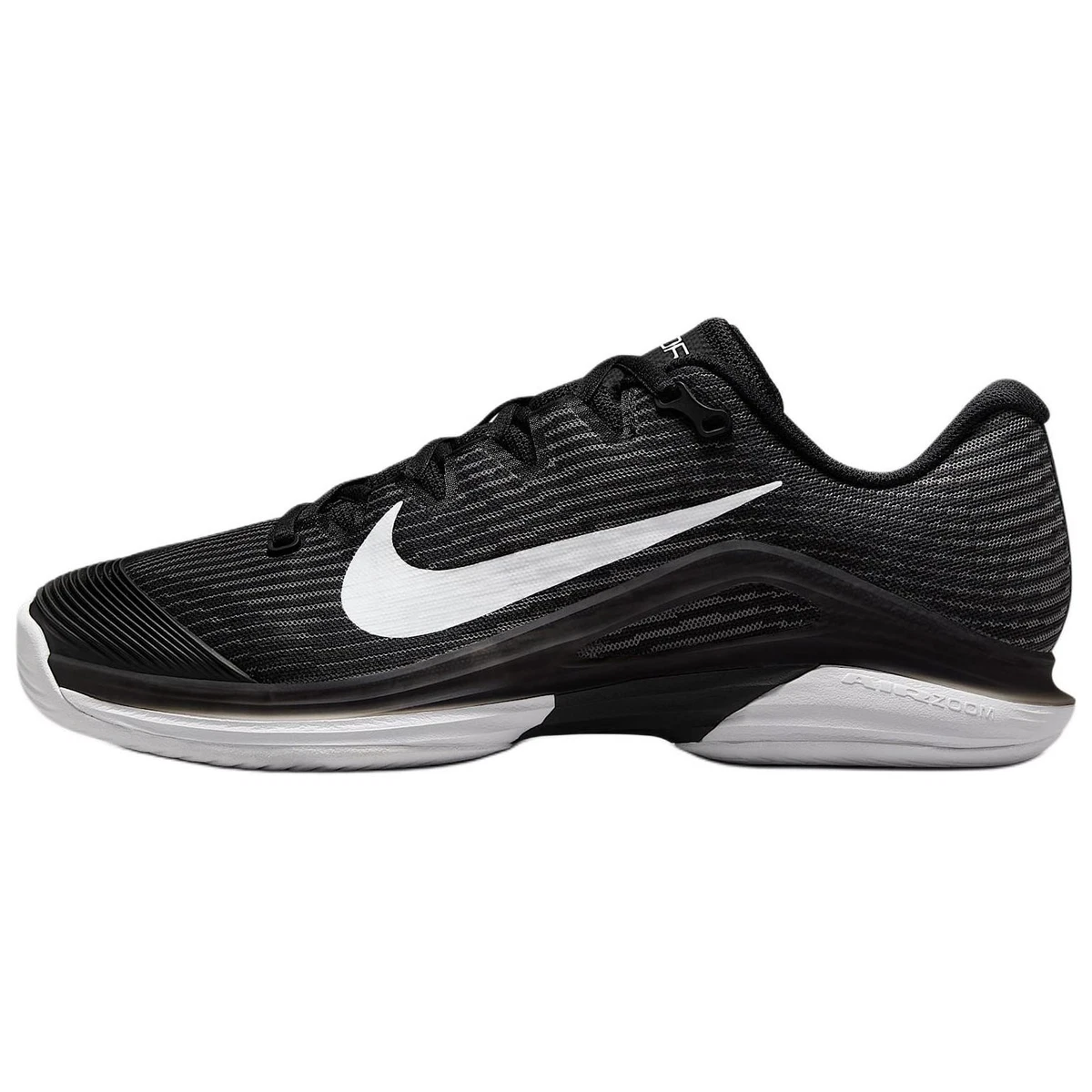 NikeCourt Air Zoom Vapor 12 HC Black Dark Smoke Grey White W for