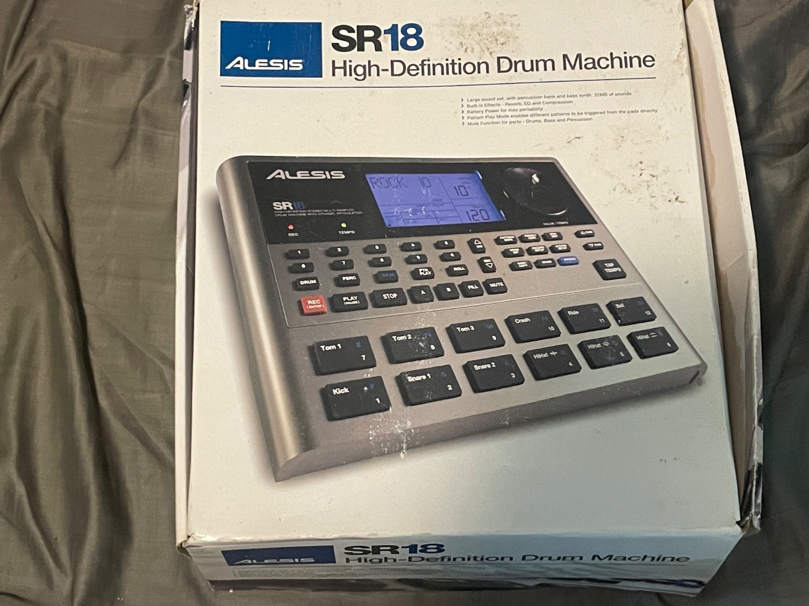 Alesis SR 18 Professional Drum Machine - Grey