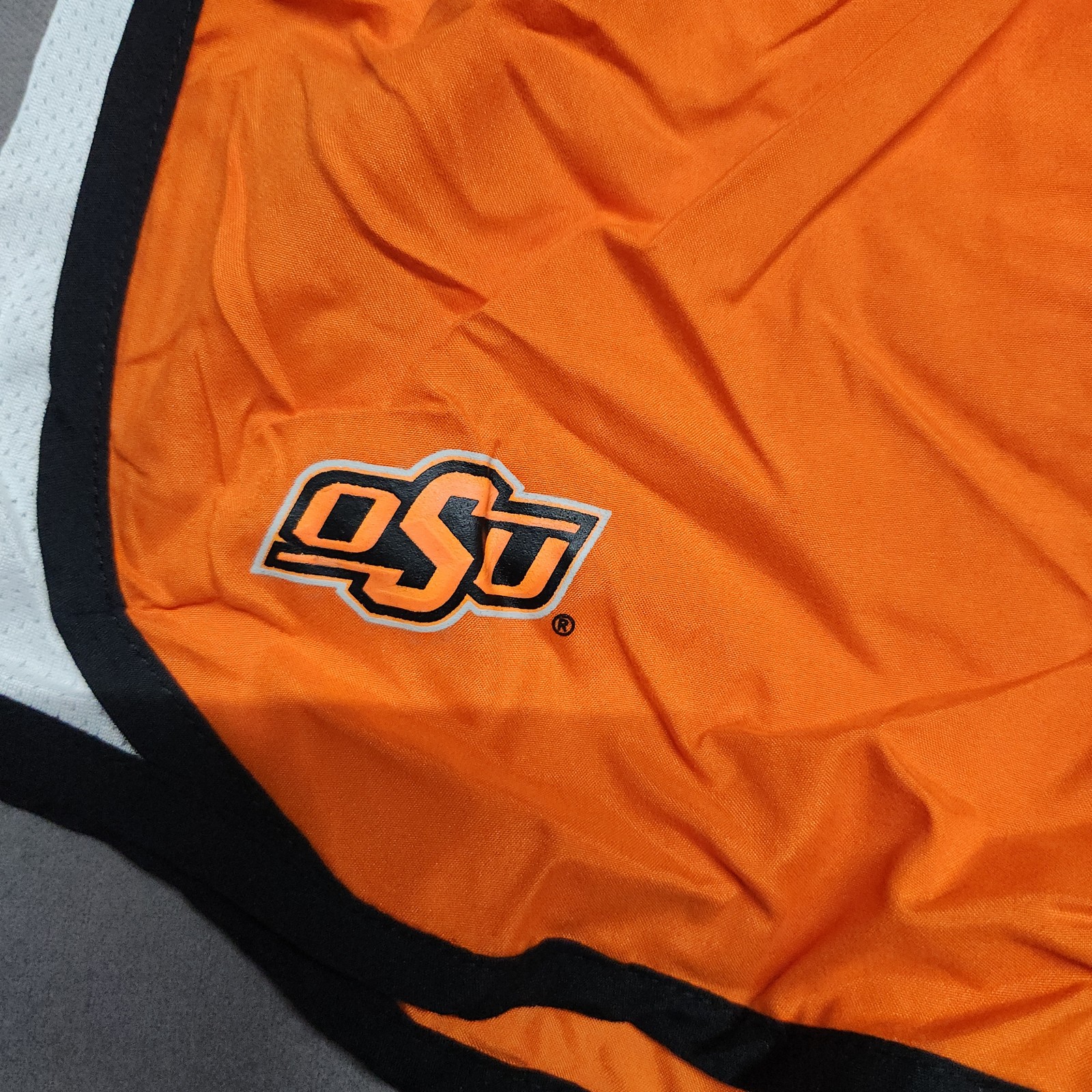 Nike Oklahoma State Cowboys Dri-Fit Running Shorts Youth M Med Orange Black 144 image 2