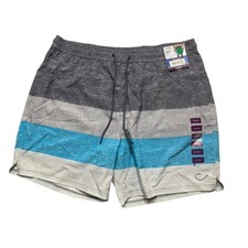 Reel Life Men's Horizon Blue Branson Lined Swim Trunks Size Extra Large XL New