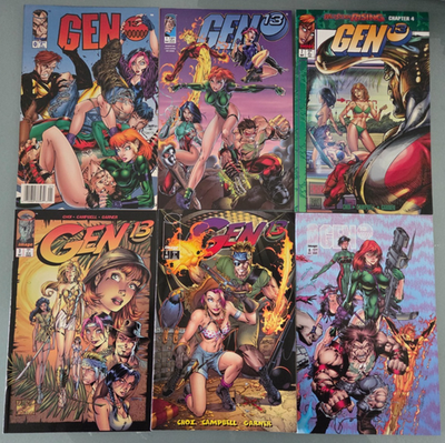 #ad #ad GEN 13 #0 1 5 1994 IMAGE COMICS J. SCOTT CAMPBELL JIM LEE HTF NEWSSTAND #0 $24.99