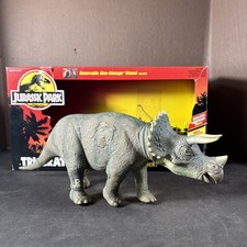 TRICERATOPS JURASSIC PARK ACTION FIGURE JP 08 KENNER 1993 W OPEN BOX KENNER VTG