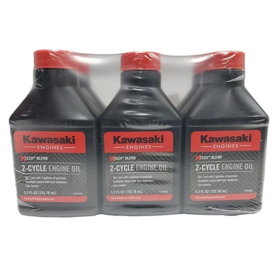 #ad Kawasaki 2 cycle oil OEM 5.2 FL OZ. Makes 2 gallons of 2 cycle fuel. 1 pack=6bt $25.00