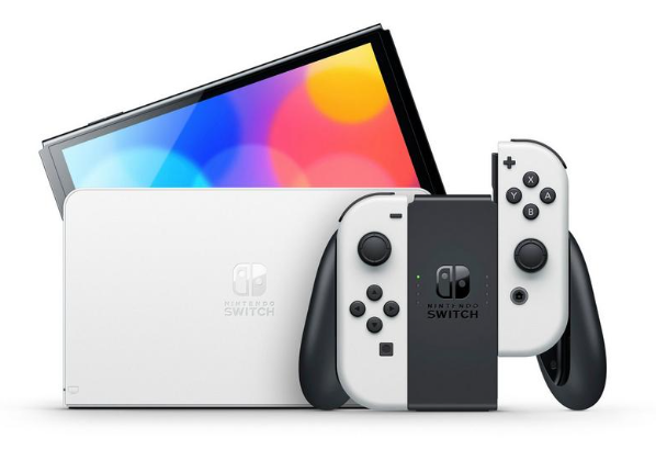Refurbished Nintendo Switch – OLED Model w/ White Joy-Con Very