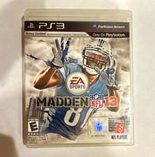 EA Sports Madden NFL 13 Sony PlayStation 3 PS3 E NTSC-U/C 2012 Bonus