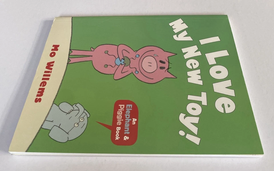 ** ELEPHANT & PIGGIE #5 - I LOVE MY NEW TOY! Paperback Book 2013 Mo Willems GOOD - image 3 of 4
