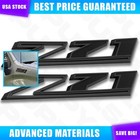 Side Fender Emblems For Chevy Silverado 2019-2025 Matte Black Accessories Badges