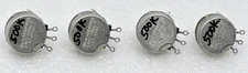 (Lot of 4) Clarostat 53C2-500K-S RV4LAYSA504A Potentiometer 500kΩ w/ Lock Nut