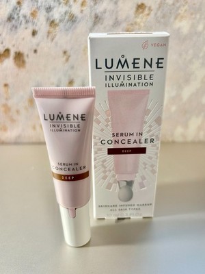 Lumene Invisible Illumination Serum in Concealer 0.3 fl.oz. Deep NEW - FREE SHIP