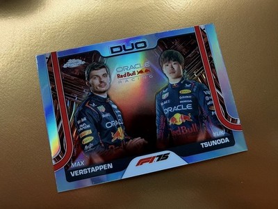2025 Topps Chrome Formula 1 - Duo Verstappen Tsunoda - #164 Refractor