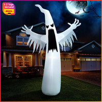 Aufblasbare Halloween-Dekoration 3,6M Gruseliger Geist Mit Leds FüR Garten Rasen