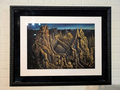 David Welker  S/N The Mining Colony Special Edition Rare Framed Excellent Cond.