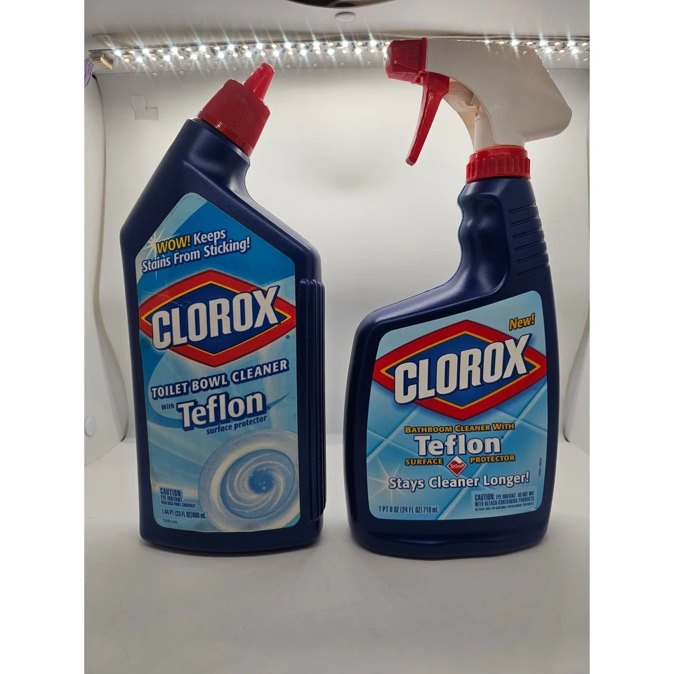 Limpiador de inodoro y baño Clorox de teflón 95 % completo Foto 2 de 4