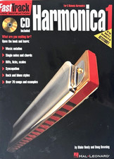 FastTrack Harmonica Method 1 - For C Diatonic Harmonica CD Included EXCELLENT