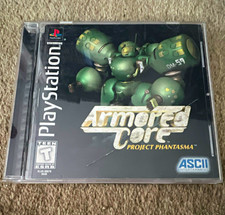 Armored Core: Project Phantasma PS1 ASCII NTSC-U/C T-Teen Disc w/ Jewel Case