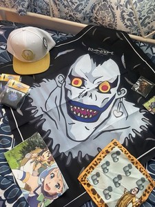 Anime Lootcrate Death Note, Kuroko, Yume pin, Overlord pin, poster, hat 