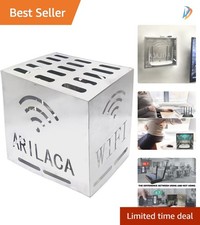 Large WiFi Router EMF Shield - 5G Compatible Faraday Cage Protection