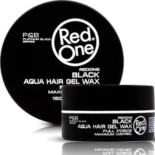 Redone Hair Styling Wax Black 150ml | Extra Hold & Shiny Finish | Gel Wax... 