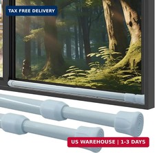 Window Security Bar, 2 Pack Window Security Bars Adjustable Sliding Glass Door L